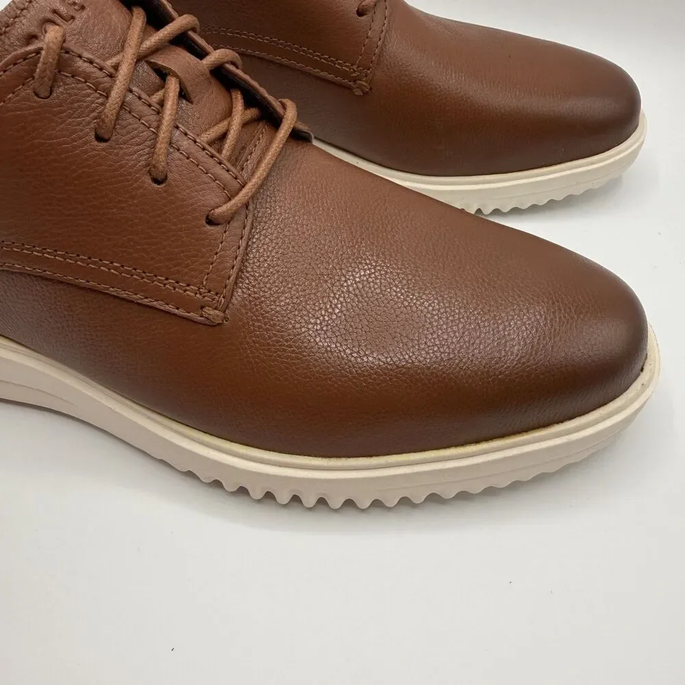Cole Haan Plain Toe Oxford British Tan Leather Men Size 8